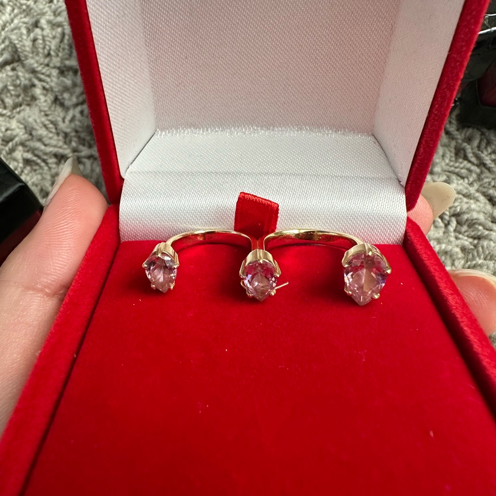 Custom Made 18k Double Ring
